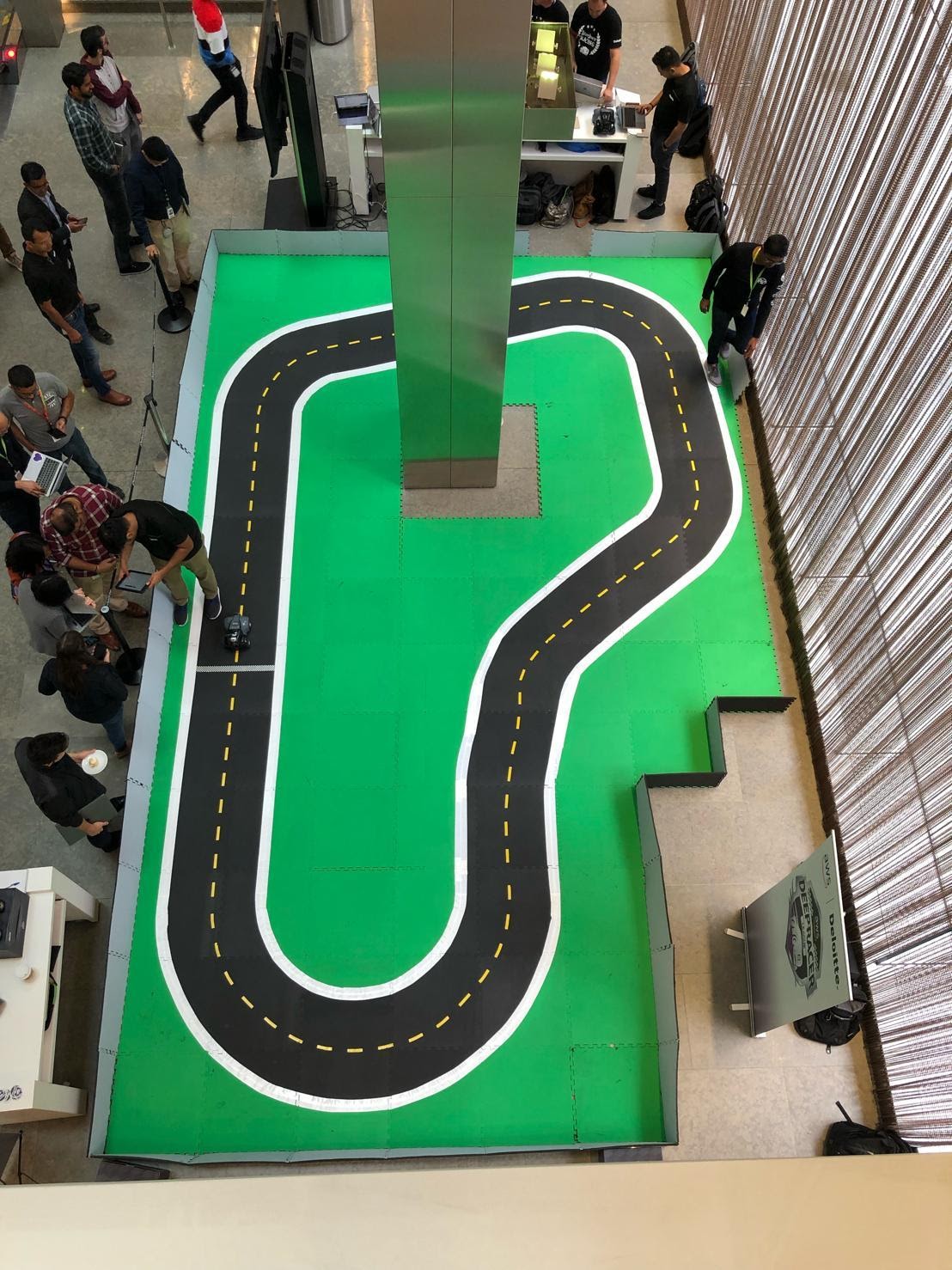 DeepRacer track aerial